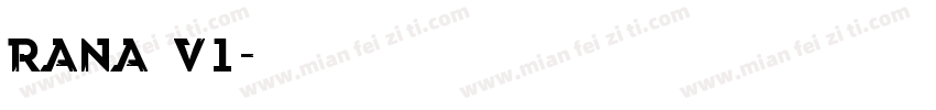 Rana v1字体转换
